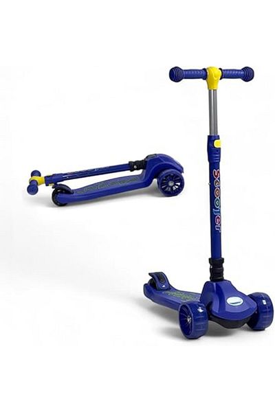 ALBADER Kick Scooter, Folding Kickboard Scooter, Foldable Scooter, Anti-Slip Deck Outdoor Scooter