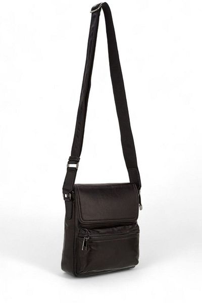 Bilik Deri Black Men's Messenger Bag Blm08 02