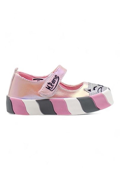 M.P. Mp 251-3445 Pink Canvas Shoes for Girls