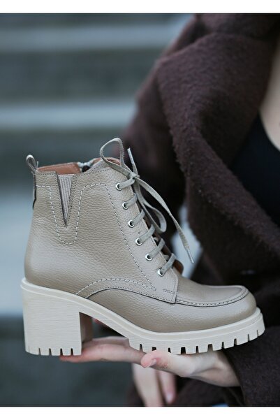 EREN SHOES BAG (PEKİN) Gerçek Deri İçi Ortopedik Tırtıklı Kaymaz Taban Bağcık...