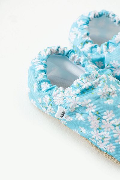 yummy kids Non-Slip Sole Floral Patterned Comfortable Girls' Booties with Elastic Ankle