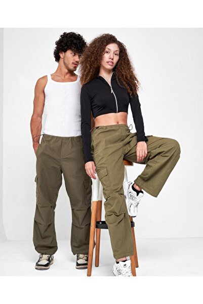DENİKK Yudoowear, bol kalip kargo cep pantolon.