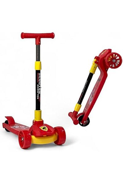 ALBADER Deluxe Mint Scooter, PVC Kick Scooter, Durable Self-Propelled Scooter, Manual Scooter