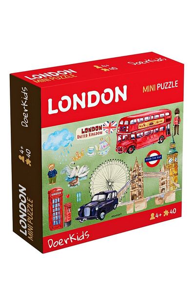DoerKids London Mini Puzzle | 40 Pieces | 4 Years Old