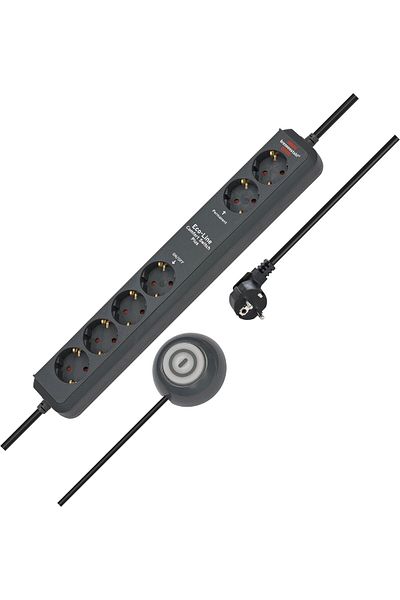 STOREMAX Bystoreby Eco-Line Comfort 6-Plus Extension Socket with Safety Switch Newdesing 646268