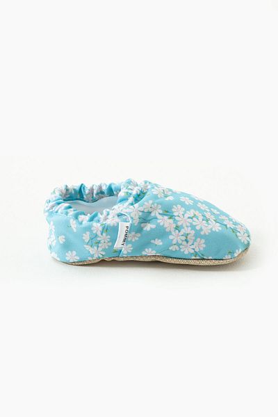 yummy kids Non-Slip Sole Floral Patterned Comfortable Girls' Booties with Elastic Ankle
