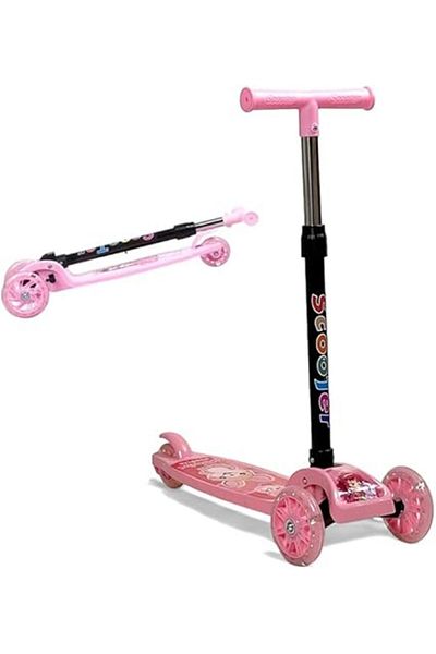 ALBADER Scooter Kids, 3 Wheel Kids Scooter with Foldable & Height Adjustable Handle, kick Scooter 2+