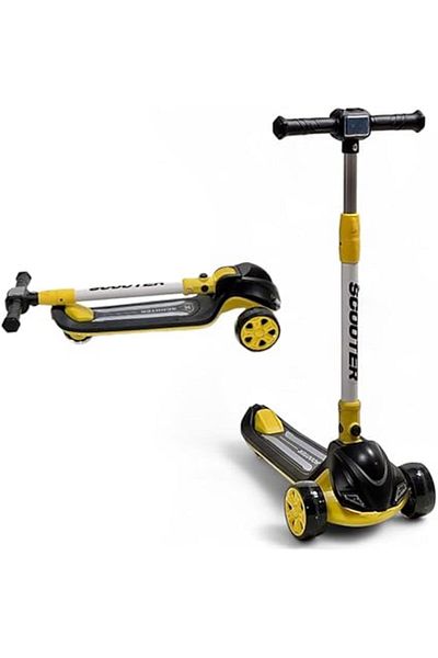 ALBADER Kick Scooter, PVC Urban Scooter, Height Adjustable Scooter Wheels, Foldable Scooter For Kids