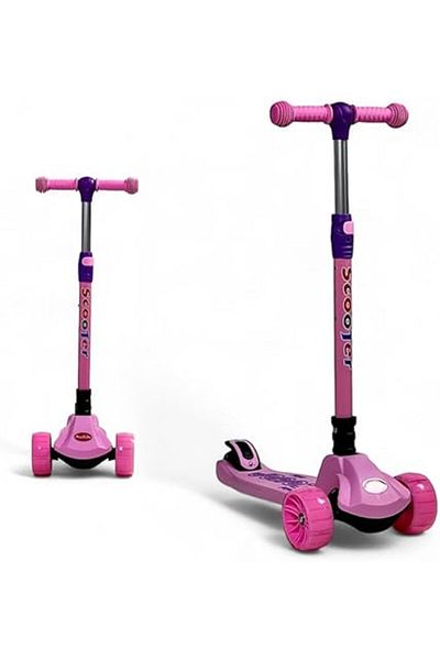 ALBADER Kick Scooter, Folding Kickboard Scooter, Foldable Scooter, Anti-Slip Deck Outdoor Scooter