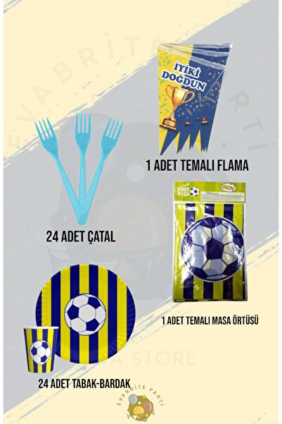 Evabrite Комплект ветрила за 24 души в жълто и тъмносин цвят Maxi - Комплект ...