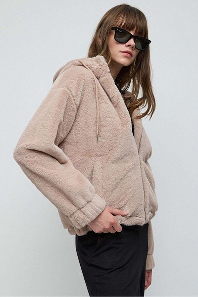 No Matter What Brown Zip-Up Fleece Jacket