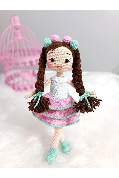 Toyscity Pembe Liva Bebek Amigurumi Örgü Oyuncak