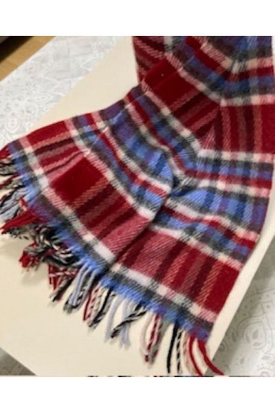 GENÇEV HOME COLLECTİONS Red Wool Single Blanket