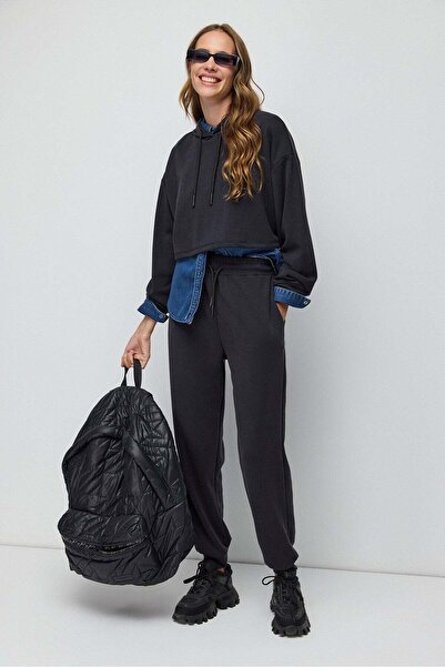 No Matter What Weiches, kurzes Kapuzen-Sweatshirt