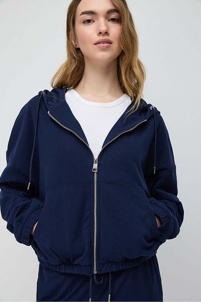 No Matter What Strick-Sweatshirt mit Reißverschluss