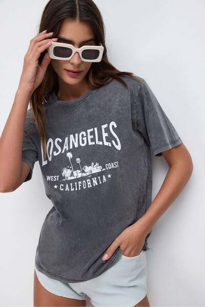 No Matter What Bedrucktes Oversize-T-Shirt