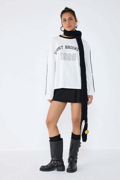 No Matter What Langärmliges Baumwoll-Sweatshirt