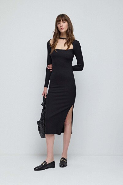 No Matter What Midikleid mit Schlitz