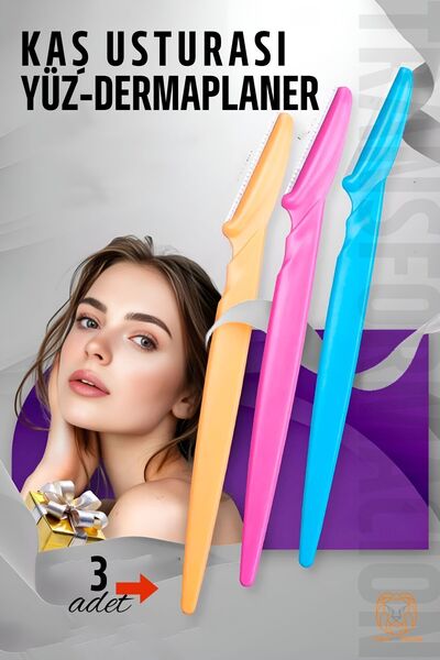 Transformacion Kaş Şekillendirici Kaş Dermaplaner Yüz Usturası 3 ADET 721181