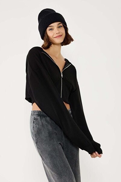 No Matter What Kapuzenpullover mit Reißverschluss