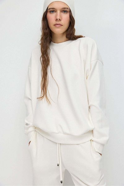 No Matter What Weiches Basic-Sweatshirt aus türkischem Stoff