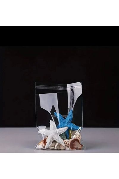 ipeksi pleksi 100 Pcs Self Adhesive 28X42 Taped Opp Clear Gelatin Bag - 28X37 +5 Taped
