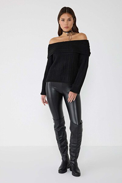 No Matter What Strickpullover mit U-Boot-Ausschnitt