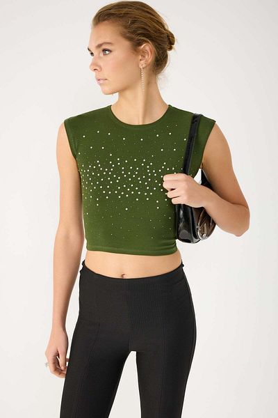 No Matter What Short Crop Blouse