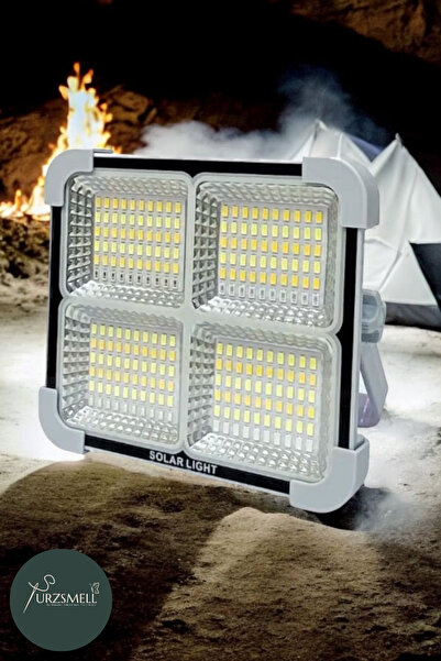 urzsmell Solar Miami Led Portatif 200w Prejektör Usb Şarj Girişi,solar Panel