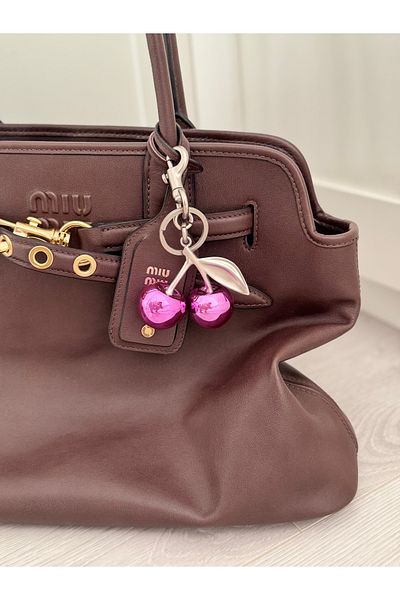CHARMLUCKY Shiny Cross Charm - Stylish Akseusari Bag