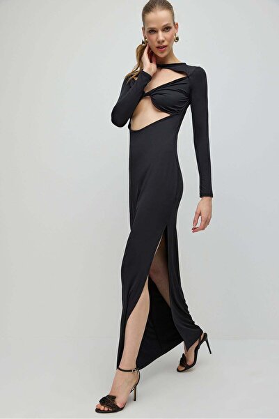 No Matter What Langes Kleid mit tiefem Ausschnitt