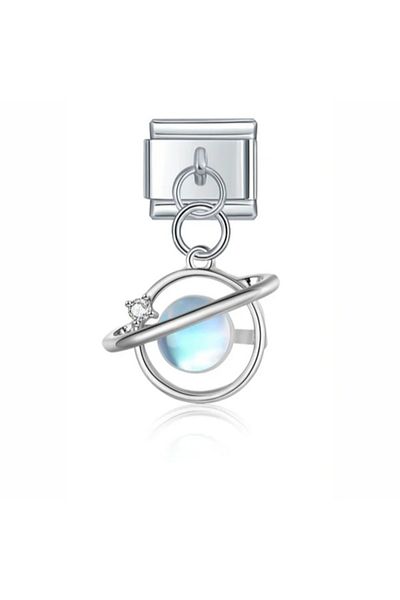 SiestaAccessories Planet Themed Dangle Italian Bracelet Charm