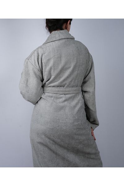 DC Teks Μοντέλο μπουρνούζι σε γκρι χρώμα AVS Curl Shalyaka (S-M-L-XL-2XL-3XL-4XL) Μεγάλο μέγεθος