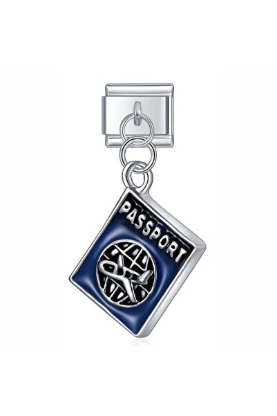 SiestaAccessories سحر سوار جواز السفر ذو الطابع الإيطالي - متدلي