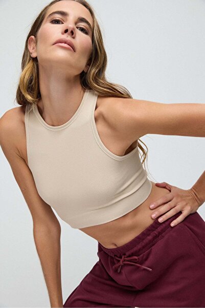 No Matter What Kurzärmelige Crop-Bluse