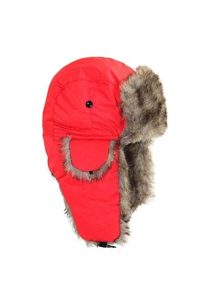 Kardelen Butik Denizli Furry Russian Ski Hat (Trapper Pilot Hat) (Unisex)