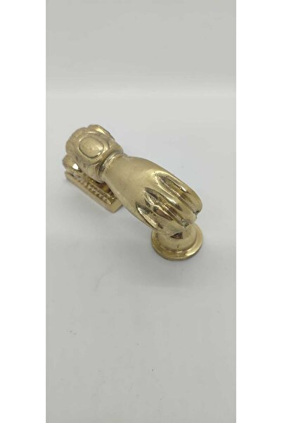 Kalender Döküm Pirinç El Kapı Tokmağı 10 cm