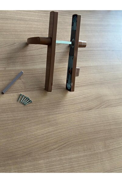 EVA PLAST Pvc Pimapen Plastik Kapı Kolu Balkon Kahverengi(ALTINMEŞE) 4 Adet