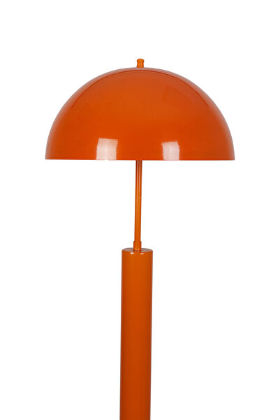 Vinner Noa Turuncu Orange Mushroom Lambader Modern Dekoratif Metal Oturma Odası Çalışma Odası Zemin Lambası