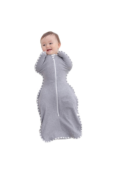 Tiny Toes Baby Boys Solid Swaddle - Grey