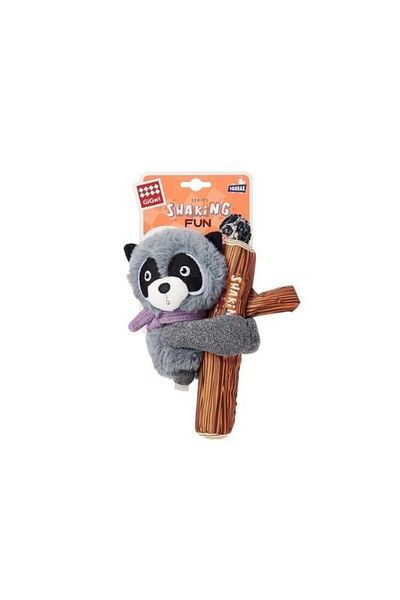 Gigwi Shaking Sesli Rakun Peluş Köpek Oyuncağı Gri
