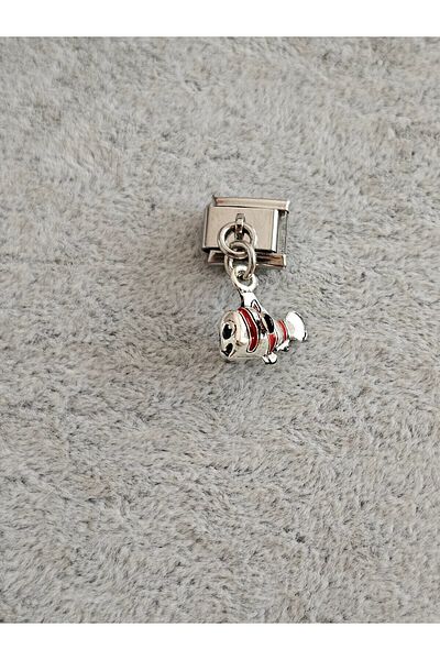 SiestaAccessories Red Fish Dangle Italian Bracelet Charm