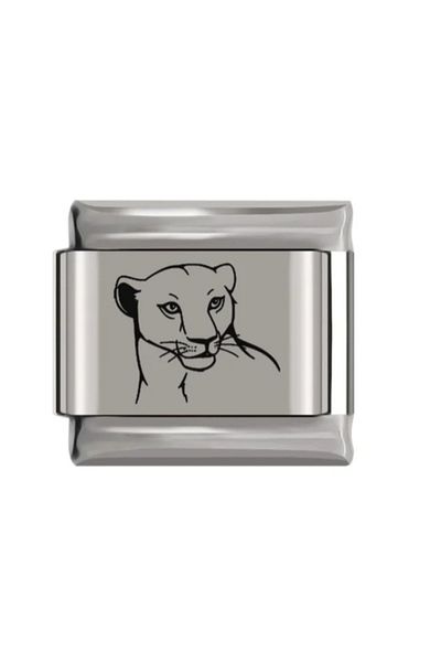 SiestaAccessories Italian Female Lion Bracelet Charm
