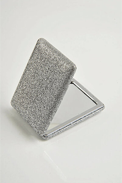 MakeWell Renk Renk Simli Çift Taraflı Büyüteçli Dikdörtgen Küçük Cep Makyaj A...