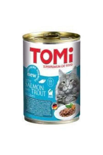 Tomi Somon Ve Alabalıklı Kedi Konservesi 400 Gr(STT.09/2026)