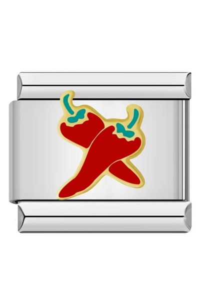 SiestaAccessories Red Pepper Food Themed Italian Bracelet Charm