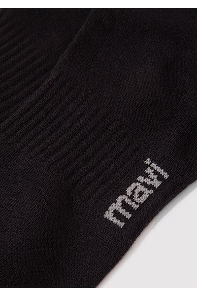Mavi Schwarze Socken mit Logo-Aufdruck - 0911160 -900