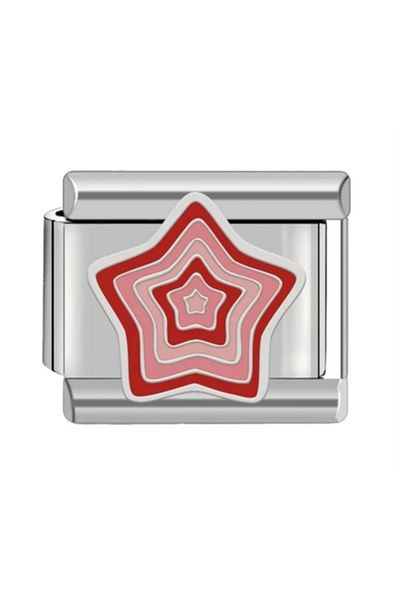 SiestaAccessories Red Star Italian Bracelet Charm