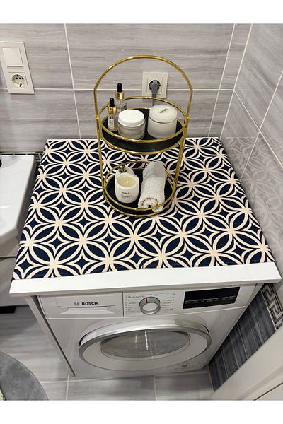 HALFART Rita Pattern Duck Linen Waterproof and Dirty-Proof Washing Machine Cover - with Stylish Pattern Options