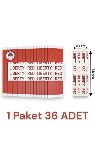 Sunshine Tape Liberty Red (Poly Altyapı) Protez Saç Bandı Düz 1x3 (2,5CM X 7,...